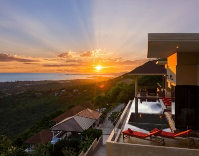 3BR Villa in Bang Po, Koh Samui with Infinity Pool and Sea Views