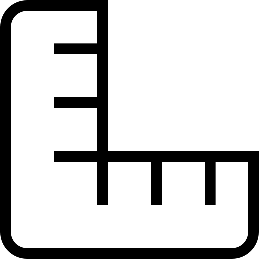 Land size icon